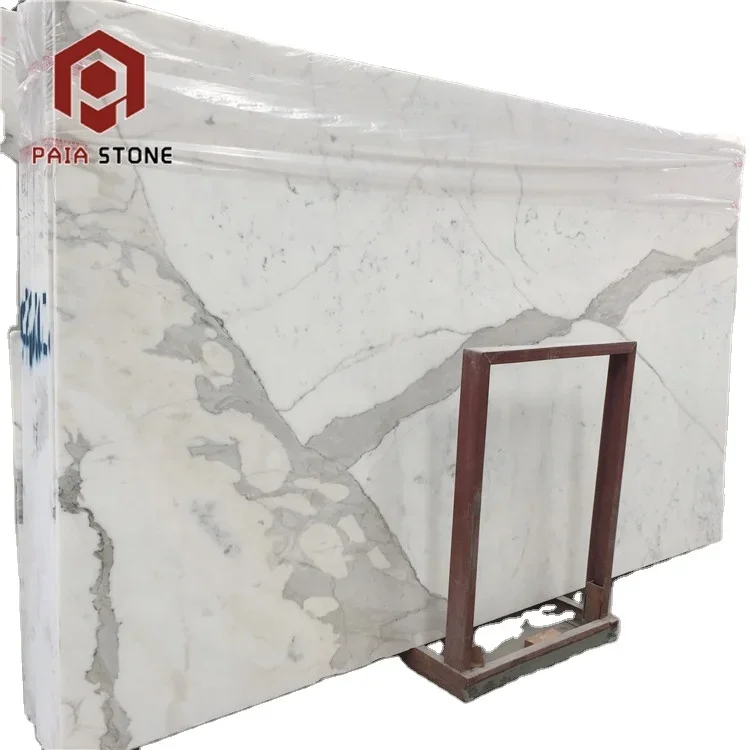 Slab Italian Calaeatta White Price Of Calcutta Marble For Interior Design