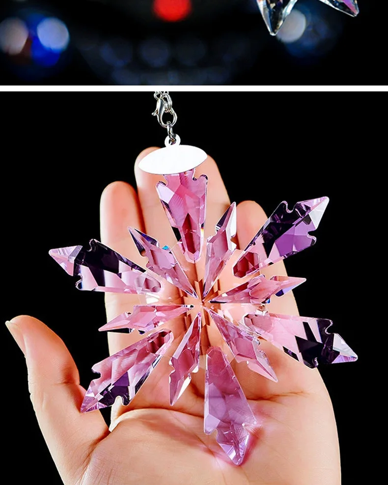 product wholesale colorful art decor crystal glass pendant octogon chakra crystal  sun catchers for  home garden decoration-12