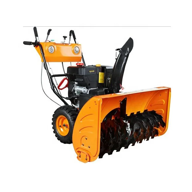 Small Property Snow Blower Machine Hand Push Gasoline Full Gear