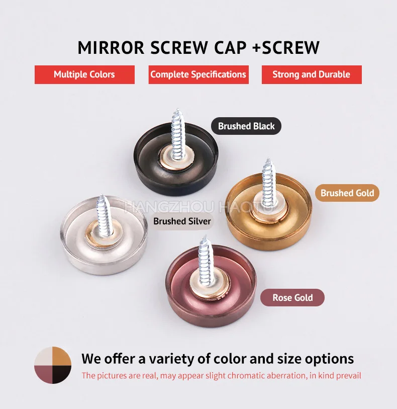 Mirror Finish Stainless Steel Decorative Screw Cover With Screw Buy