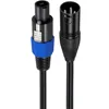 XLR macho negro a Speakon