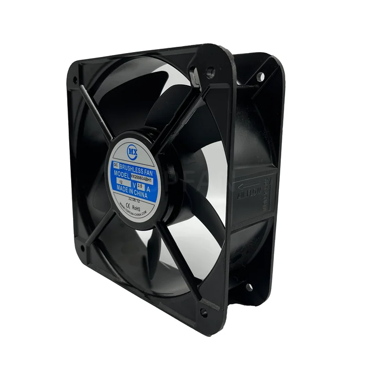 Exhaust Cooling Fan - 200mm X 200mm X 60mm FP-20060EX-S1-B