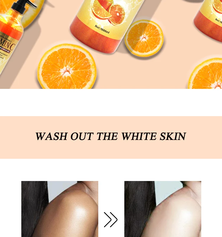 Oem Natural Cleaning Bleaching Shower Gel Skin Lightening Body Wash Pod