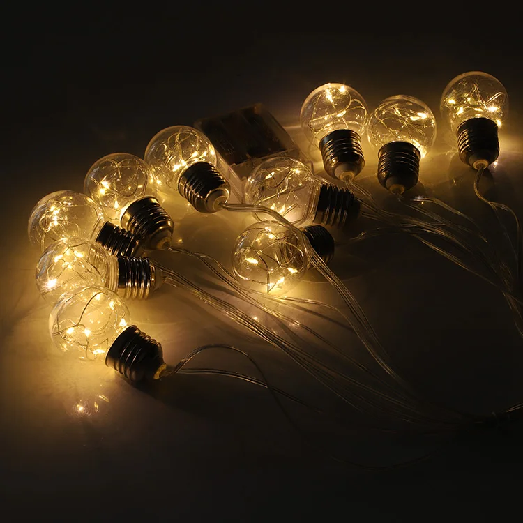 220V открытый фестиваль украшения светодиодный ремень свет G45 медная проволока