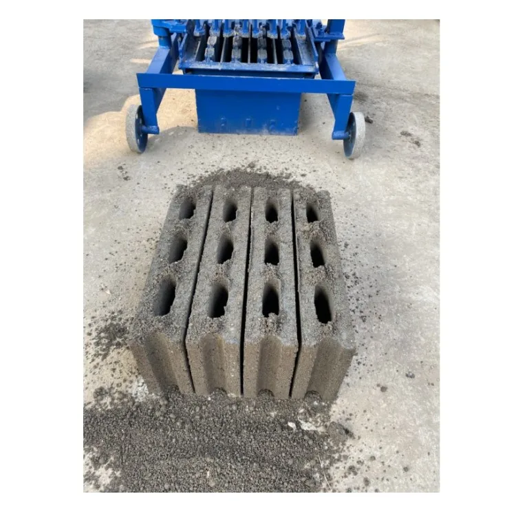 Дешевая полуавтоматическая машина для производства полых блоков оборудование цементного