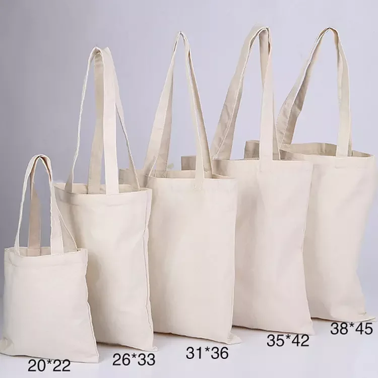 Pinghu Sinotex Custom Printed Reusable Shopping Bags Plain Foldable Shopping Canvas Cotton Tote Bag for Grocery