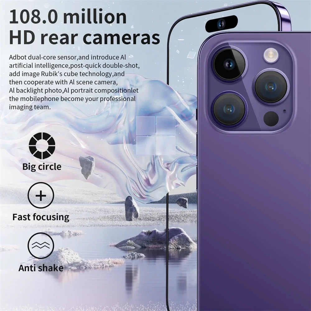 I15 Pro Max Smartphone Original 16gb+512gb Phone14 10-core 5g Let ...