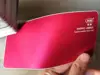Satin matte rose red