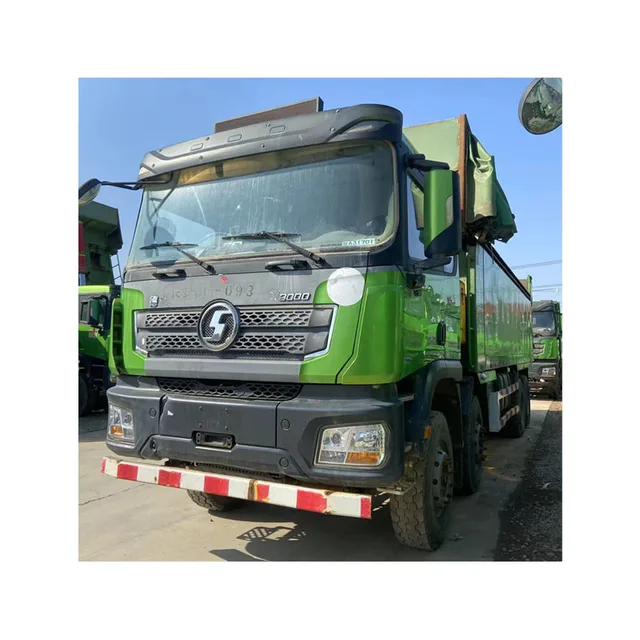 Used shacman delong x3000 dump truck 8x4 460hp heavy duty vehicle euro5 dump truck for urban construction
