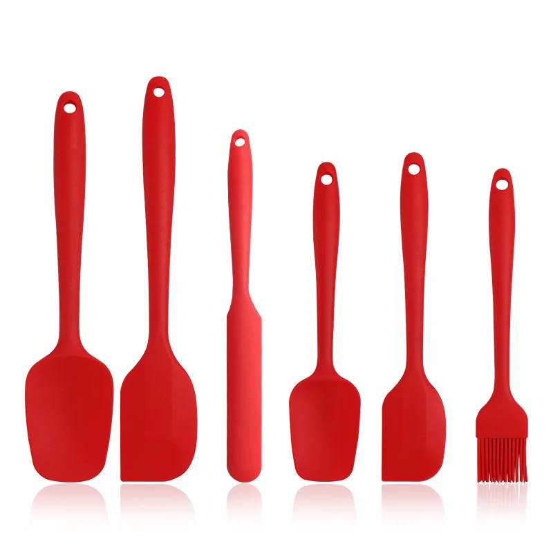 Dropship 6pcs Silicone Kitchenware Set; Kitchen Supplies; Baking