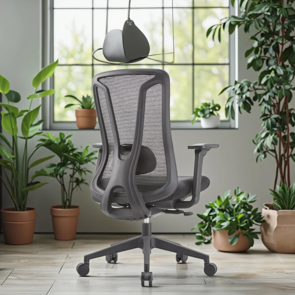 Superior Back Support Professional PU Chair High Resilience Foam Environmentally Friendly Design Ergonomic Office Furniture 5