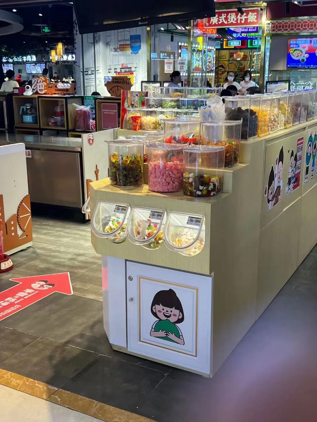 Ecobox Scoop Bin Powder Spices Grain Rice Storage Container Airtight Candy Bins Bulk Food Bin