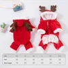 Costume per animali domestici Red Elk - Rosso