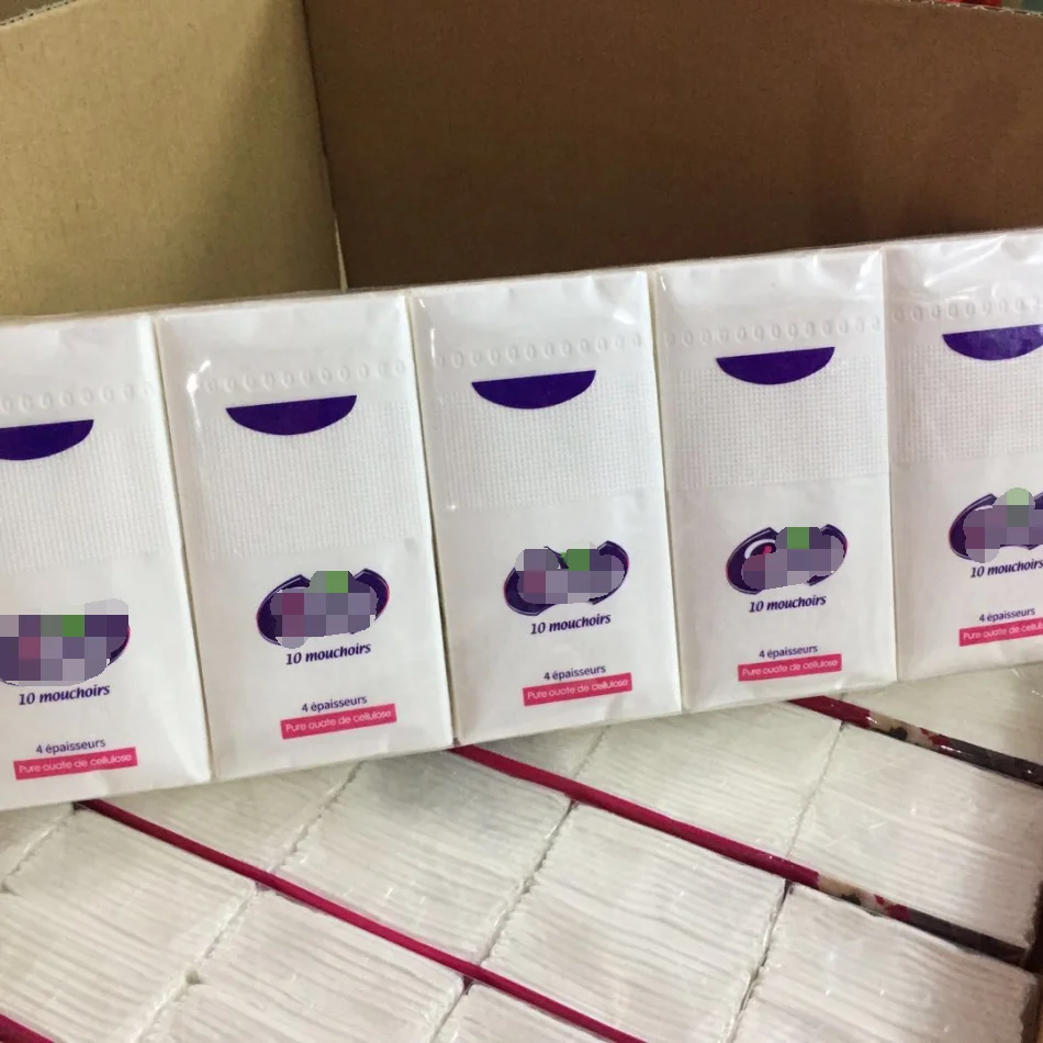 Factory Direct Facial Tissue Pocket Tissue Paper Handkerchiefs Standard