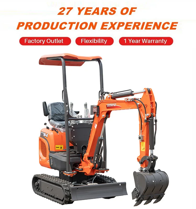 Multi function China Mini Excavator 1 Ton Excavators Hydraulic Crawler With CE Kubota Engine