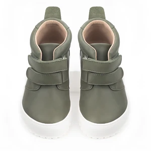 SZBBH Baby Children's Boots Middle Children's Desert Boots Genuine Leather Waterproof Boys' and Girls Short Boots