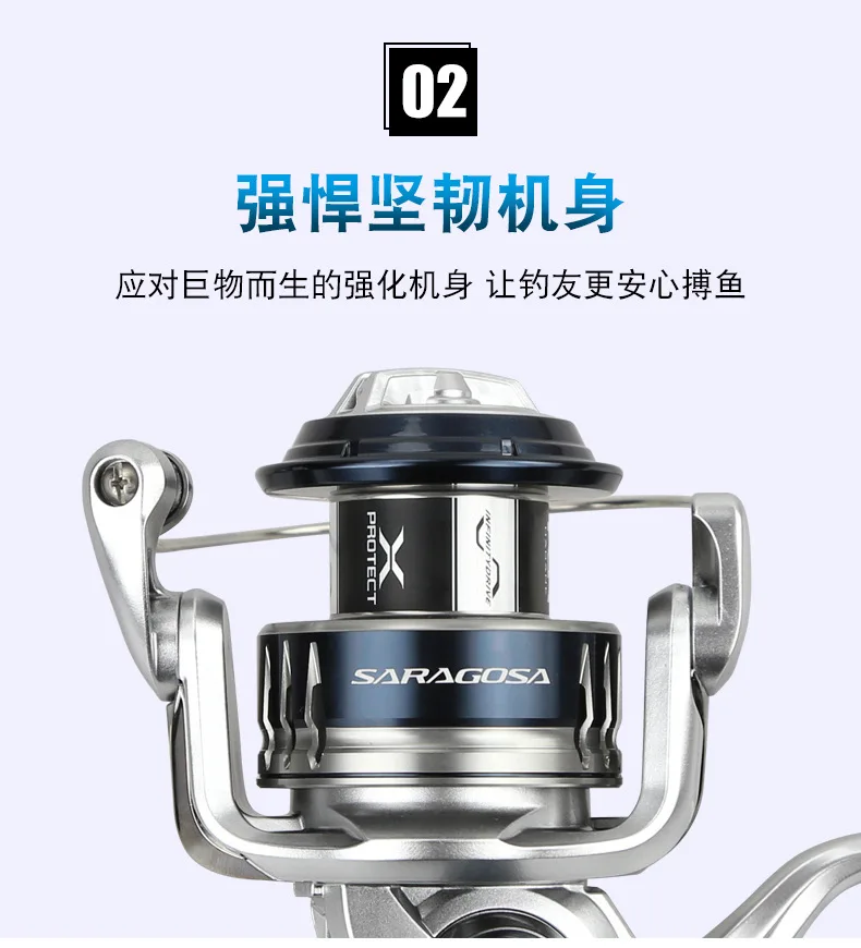 Shimano Saragosa 14000 SWA XG - Spinning Action - Foto 3