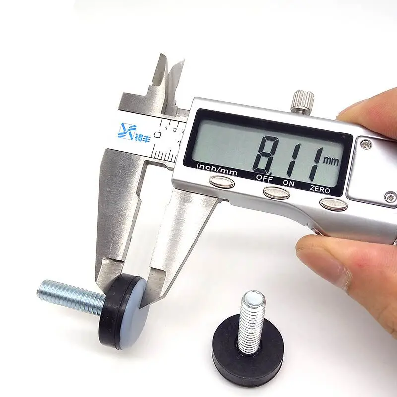 Круглые серые мебельные ножки из ПТФЭ Слайдеры для ножек стула пластиковые скользящие с