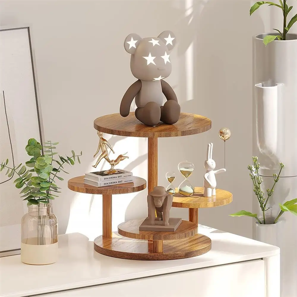 Wood Craft Gift Keys Holder Rings Tray Jewelry Phone Wooden Tray Valet Tray Key Chain Bowl for Table Kitchen Storage Shelf