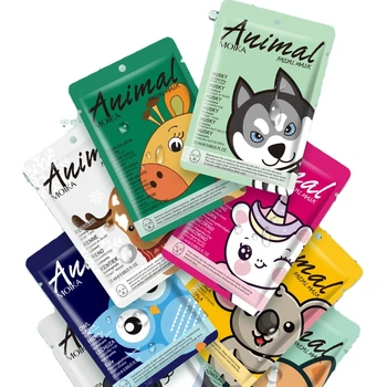 New Store Promotion Gift Fashion Korean Mask Moisturizing Oil Control Cute Puppy Animal Facial Sheet Mask