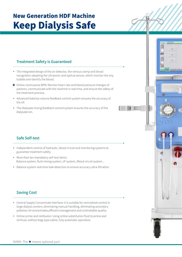 Lho6000 Hospital Equipment Blood Dialysis Machine Price Hemodialysis Equipment For Kidney