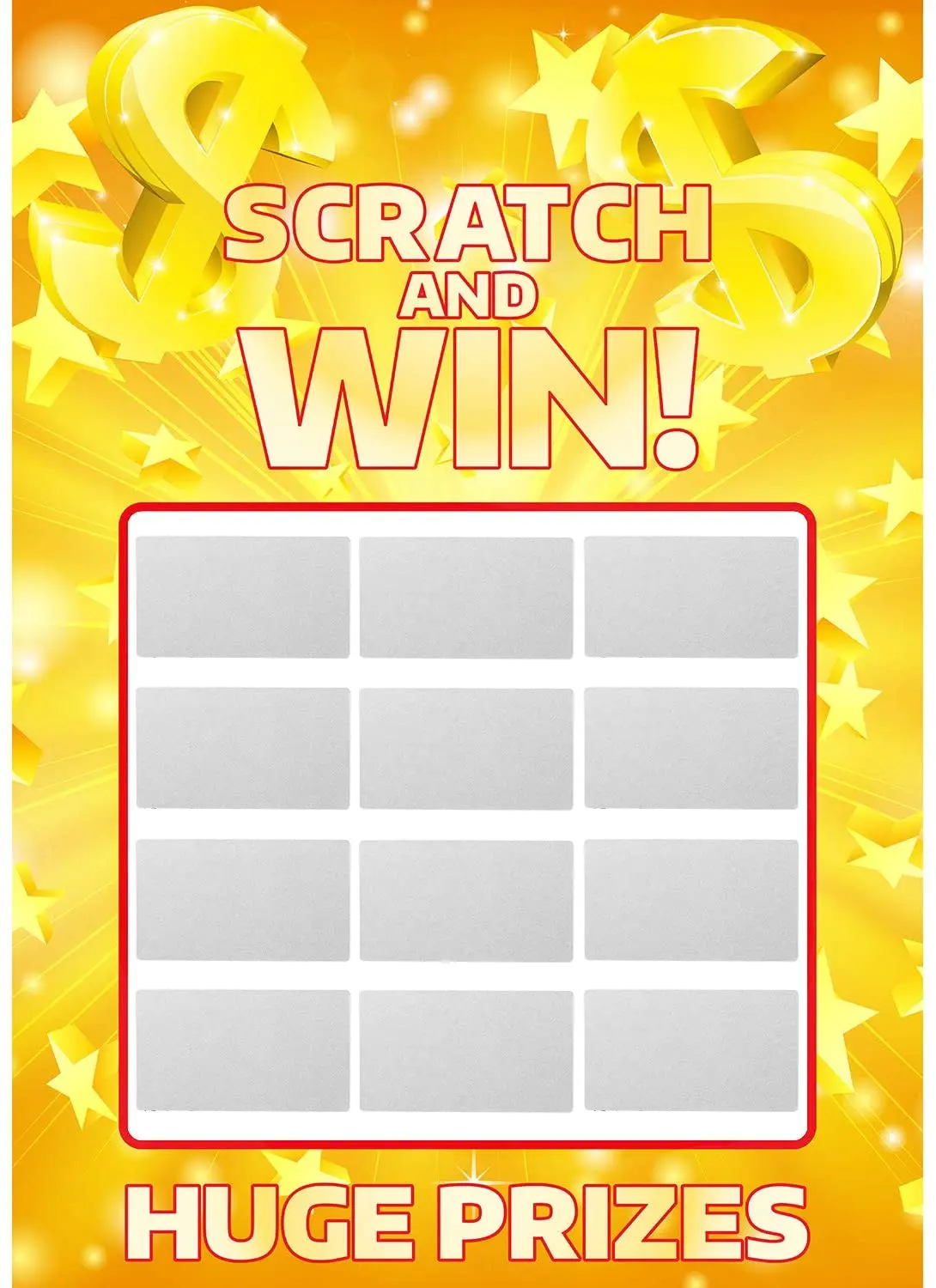 Silver Rectangle Scratch Off Sticker Labels Self-adhesive Scratch Off ...