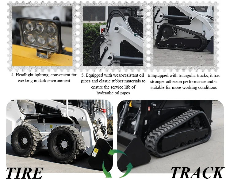 Small skid steer loader  factory