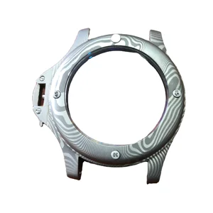 Custom Made Luxury Men's Watch Damascus Steel Case Sapphire Crystal Glass 50-100m Water Resistant 42mm Watch Assembly Special