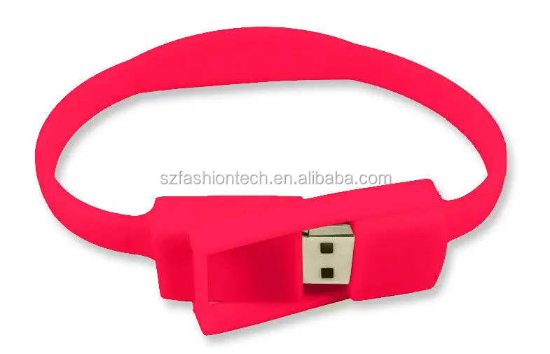 Custom Silicone Bracelet 4GB WristBand USB Flash Drive 16GB pen drive wholesale - ANKUX.COM