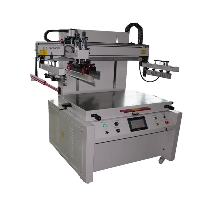 Hot Selling New Automatic Precision Type Vacuum Table Plain Screen Printing Machine Used Label Card Paper Printer Motor Farm