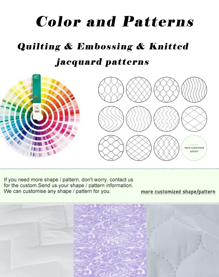 Hotel Use Waterproof Mattress Protector Bulk Soft Breathable Anti-Dust Mite Noiseless Fitted Encasement Cover OEKO-TEX Standard