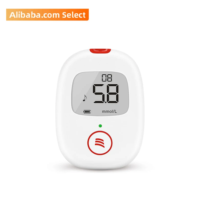 non invasive glucometer with voice reminder and precise test results for diabetic people glucometer test strips