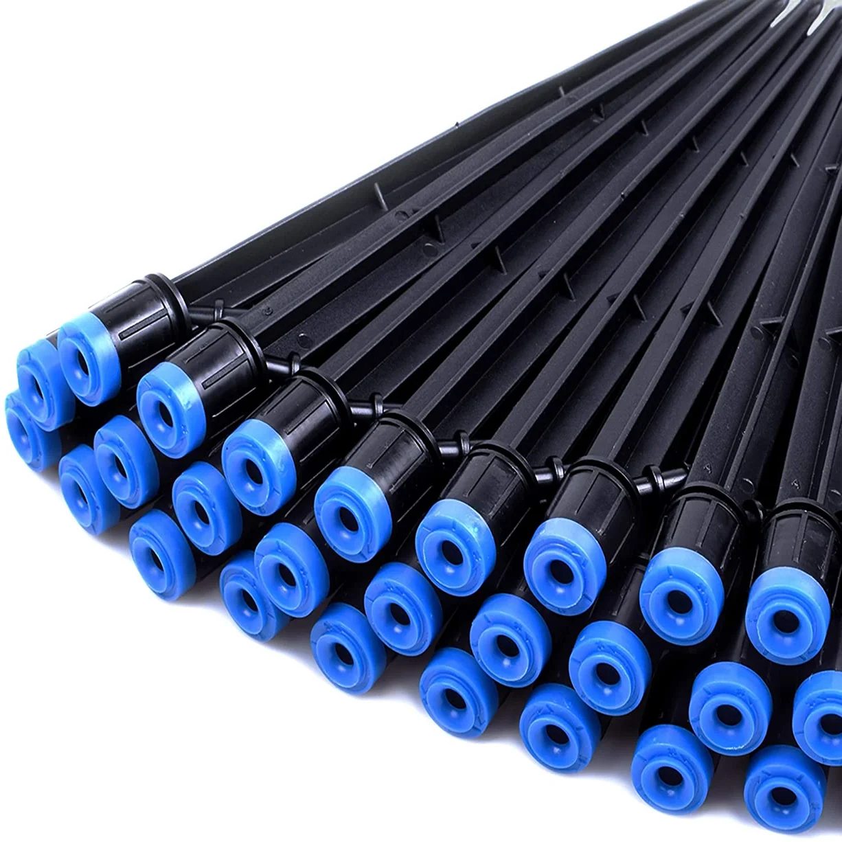 Drip Emitters Fan Shape Water Flow Adjustable for 1/4 Inch Irrigation Tube Hose Drip Irrigation System