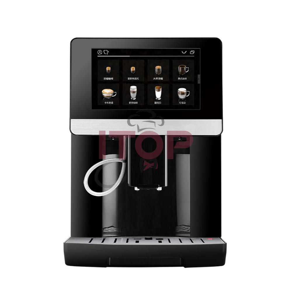 Fully Automatic 1350W Espresso Machine High Quality Industrial Digital Fully Automatic Cappuccino Espresso Coffee Maker Machine