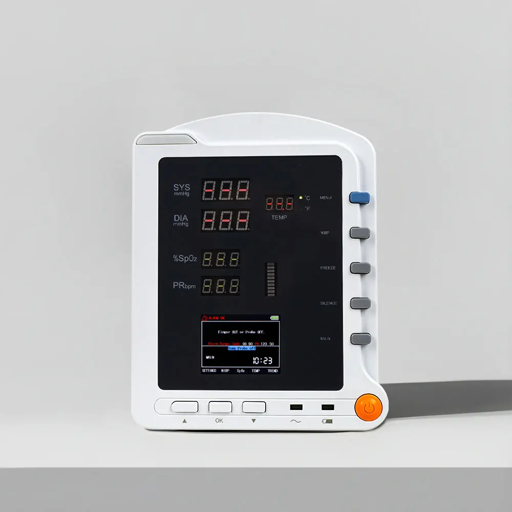 CONTEC CMS5100 светодиодный дисплей портативный монитор жизненно важных сигналов медицинское оборудование для скорой помощи