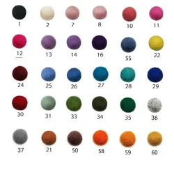En Gros À La Main Népal Laine Feutre Boule Tapis Coaster Coussin - Buy Tapis De Feutre,Tapis De