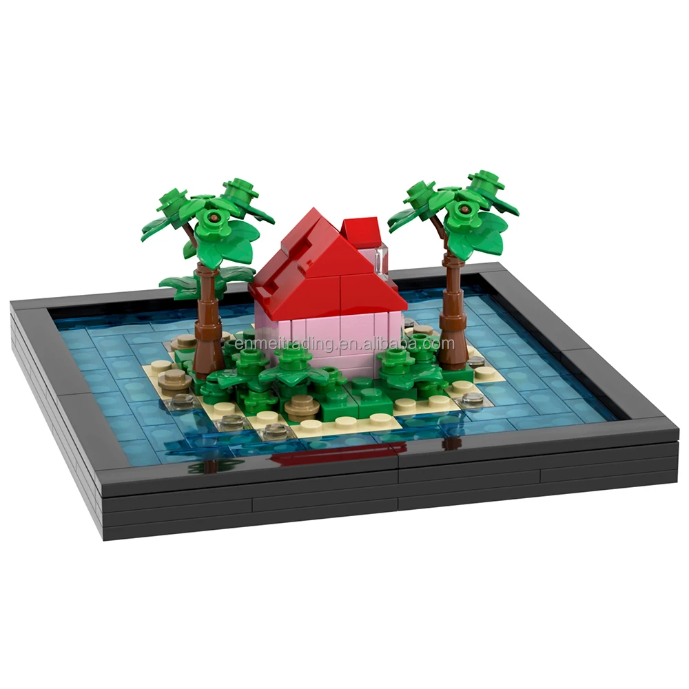 Anime Dragone Mini Kame House Ball Torankusu Master Roshi Building