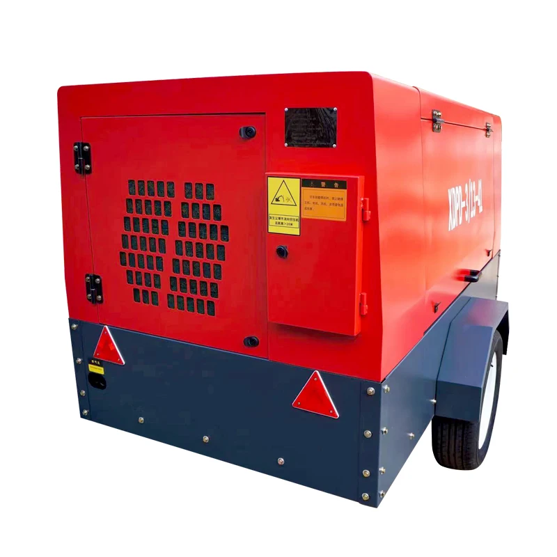 Diesel-Powered Air Compressor 5 Cubic Meter  0.8 Mpa Gas Production Pressure