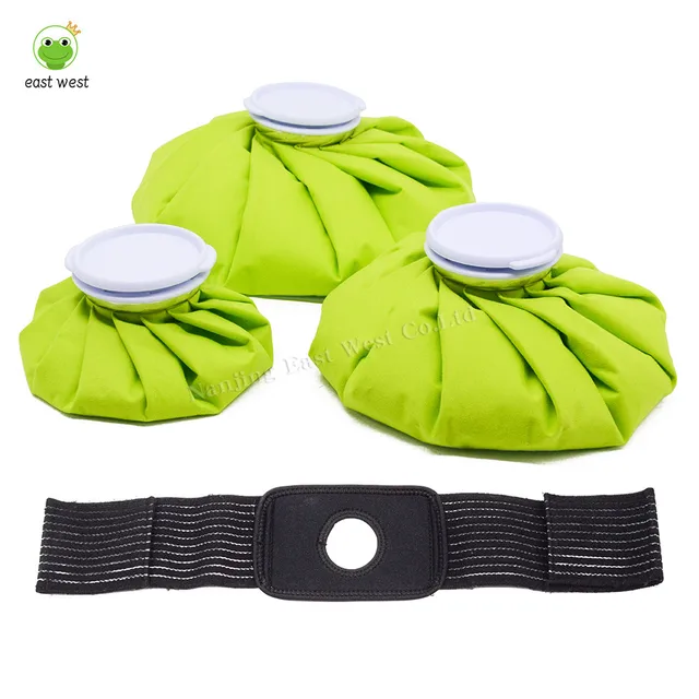 Green reusable Ice  for wine Bags 2024 Popular Medical Ice Bags For Pain Relief  cold pack ice cold bag