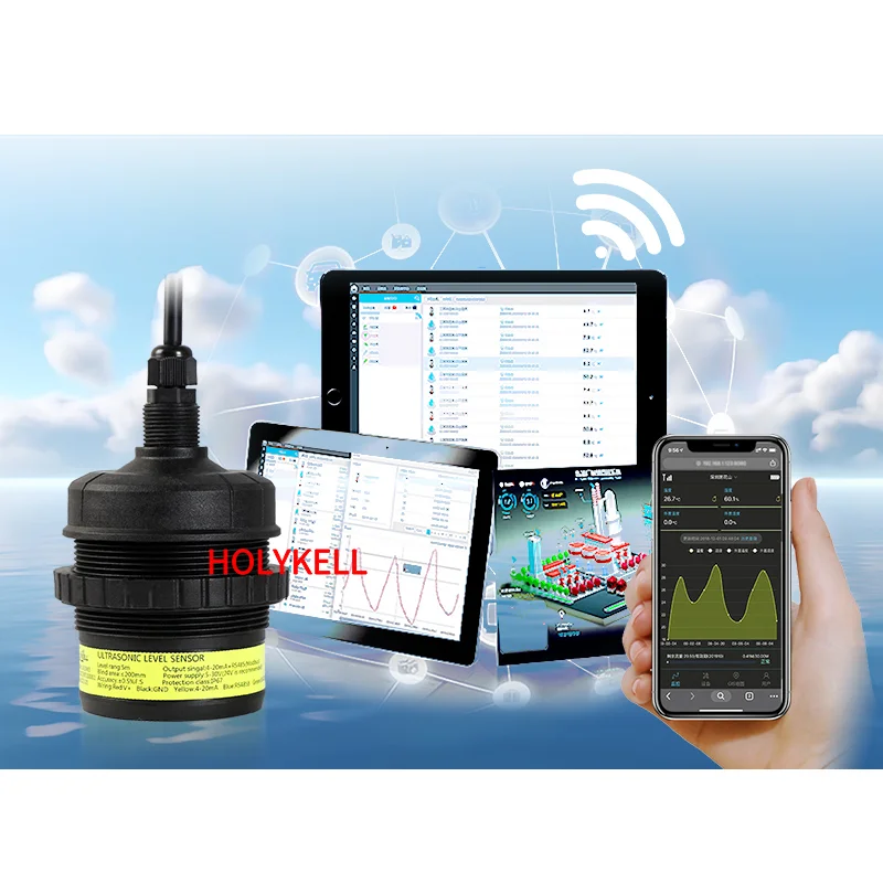 Holykell OEM IP67 Ultrasonic Sensor Fuel Tank Level Meter Model UE3003