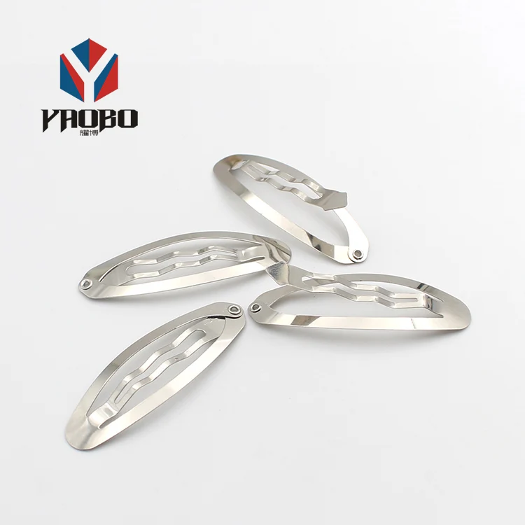 Модный высококачественный металлический Овальный зажим для волос