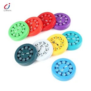 Chengji Fidget Spinner Toy Set Digital Gyroscopes Mathematics Toy for Kids Math Fidget Spinner Math Counting