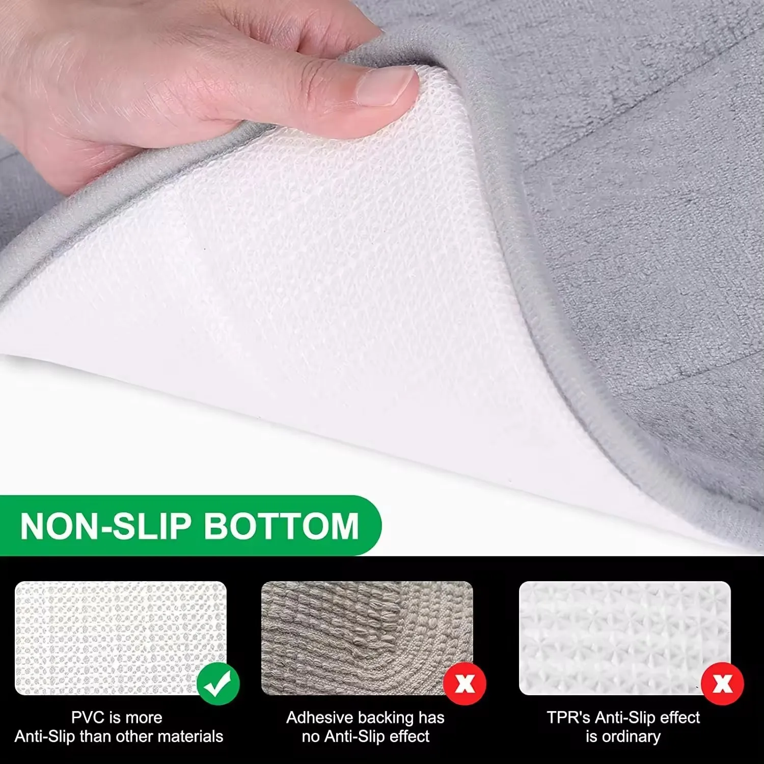 Bath Mat Non Slip Bath Mats for Bathroom Absorbent Carpet Mat Rug Machine Washable Tapis De Bain Bathmat