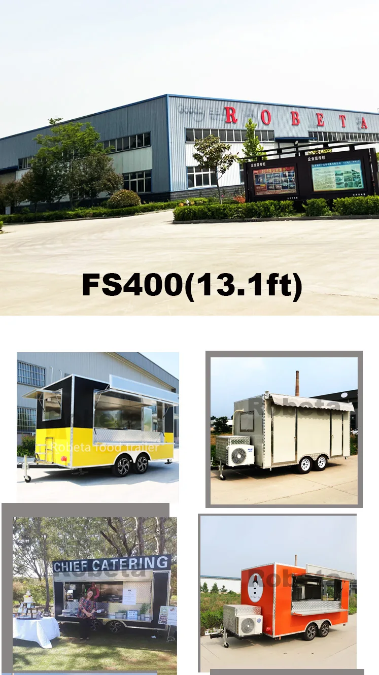 Source 4m Small Catering Trailer US Pizza Concession Stand With Flat Top  NYC Mobile Store Truck For Sale on m.