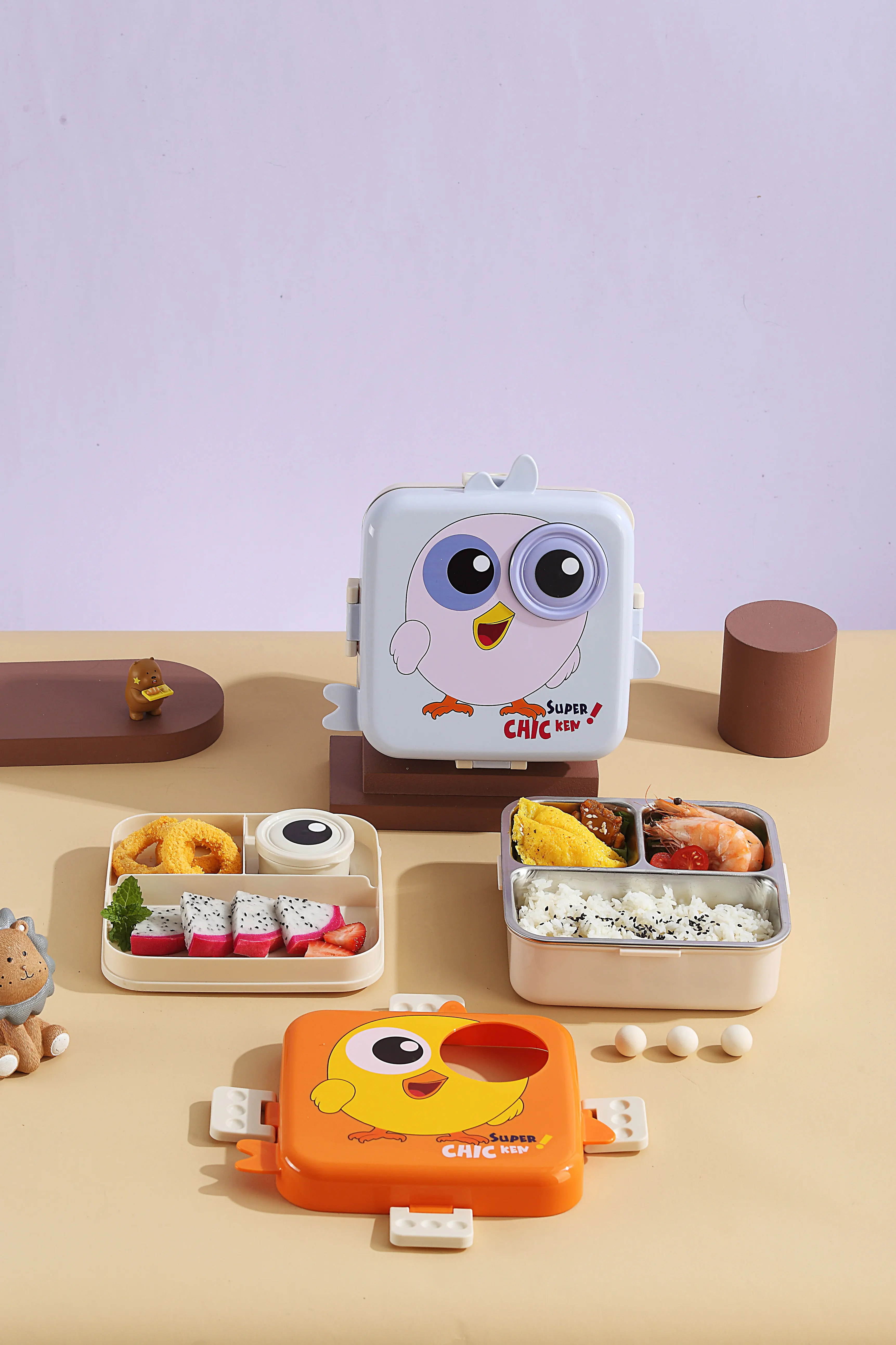 Chic Bento Lunch Box for Kids