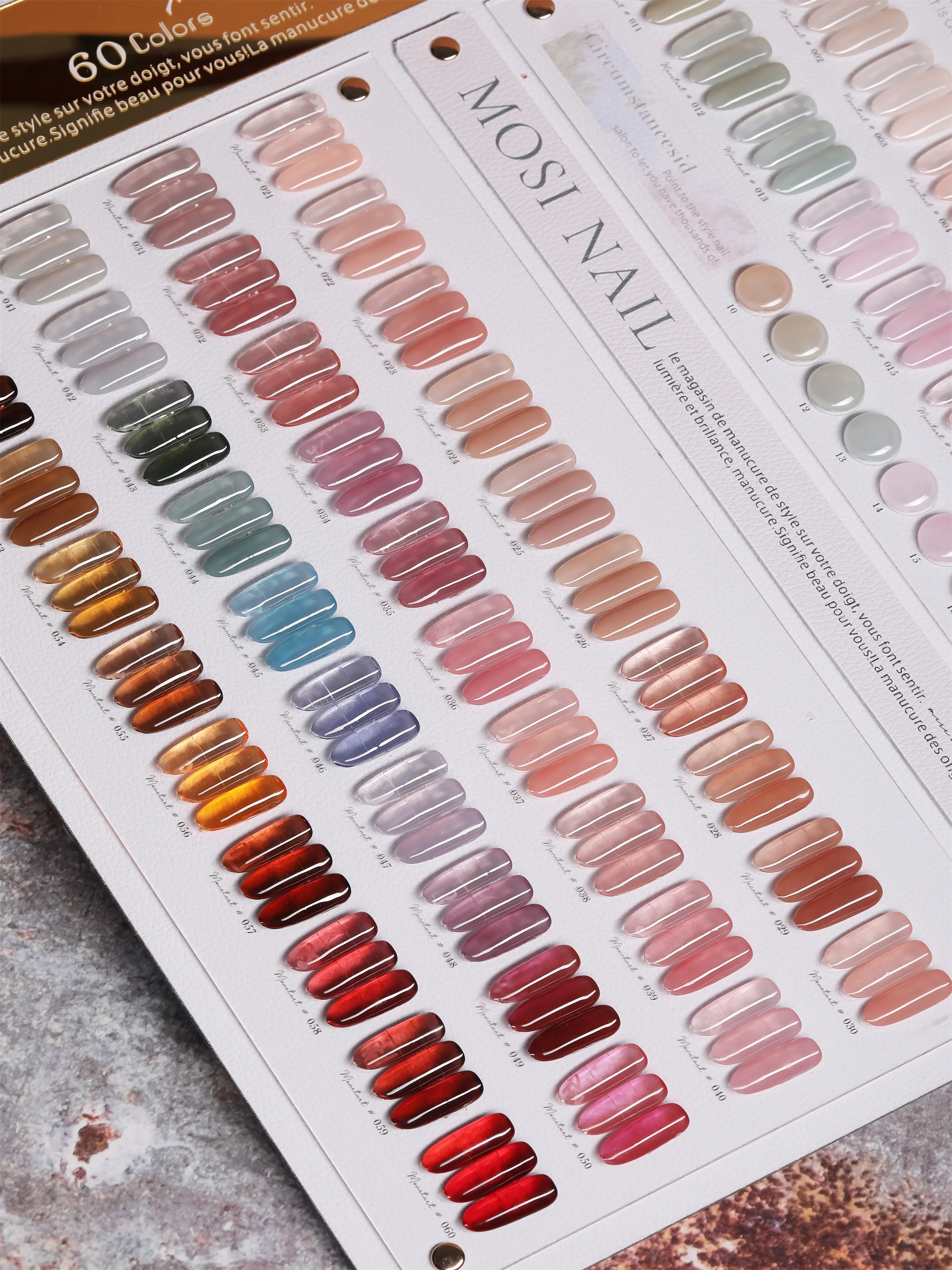 MOSI 60 Colors Eco-Friendly UV Gel Nail Kit for Salon Quality Nail
