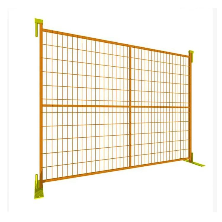 Galvanized Portable Welded Temporary Fence Panel Temporary Swimming Pool Fence No Drill Temporary Fencing 6ftx 9ft
