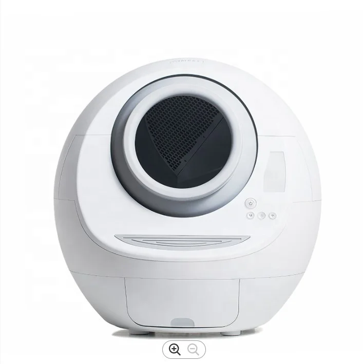 round automatic cat litter box