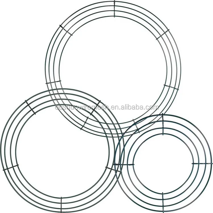 Wholesale 12inch Wire Wreath Frames for Christmas Wedding