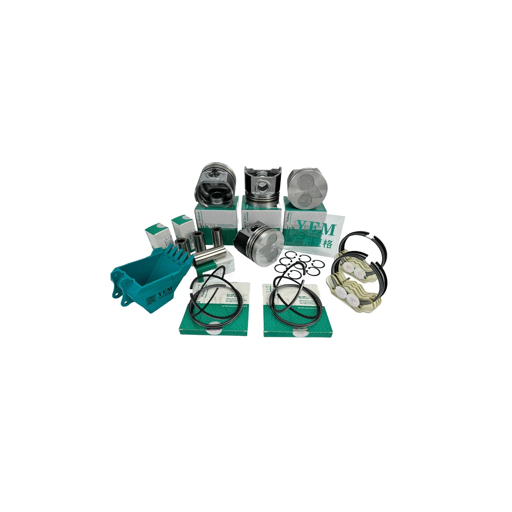 Mahlae Piston Piston Kit 4D35 4D55 4D56 4DQ3 for Mitsubishi Fast Delivery Engine Parts